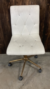 White and Gold Chair