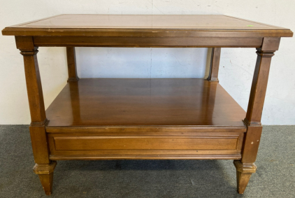 Wooden End Table