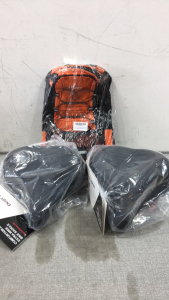 (2) Bicycle Seats, Water Backpack