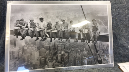 Picture on Top of The Empire State Building in 1932