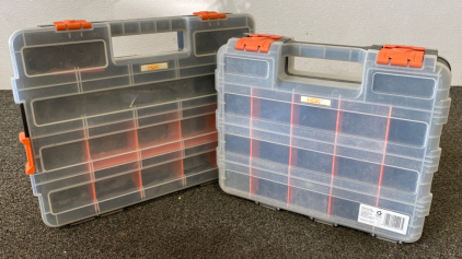(2) HDX Small Parts Organizers
