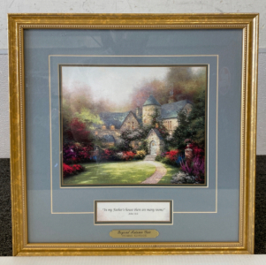 Thomas Kinkade Framed Picture 14”x 14”