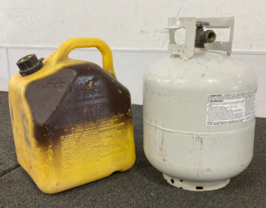 Propane Tank And Gas Can