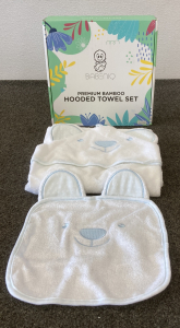 Premium Bamboo Hooded Towel Set