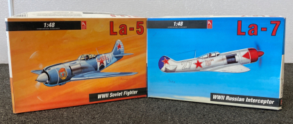 (2) Airplane Model Kits