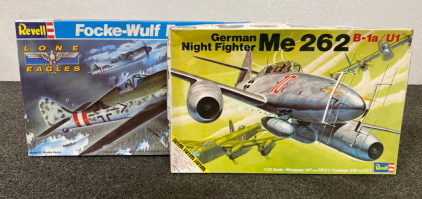 (2) Airplane Model Kits