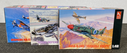 (3) Airplane Model Kits