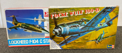 (2) Airplane Model Kits