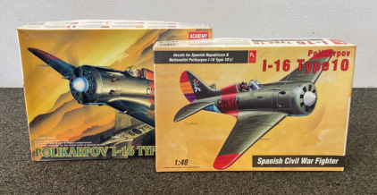 (2) Airplane Model Kits