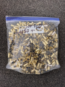 Bag of SW 40 Brass Casings