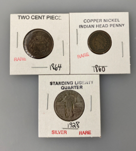 (3) Vintage Coins