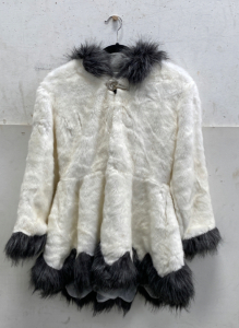 Faux Fur Ladies Coat Size Small