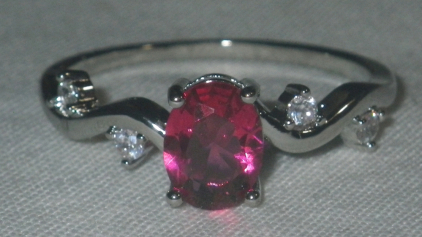 Pink Sapphire 925 Setting size 10