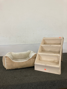 Dog Bed & Pet Stairs