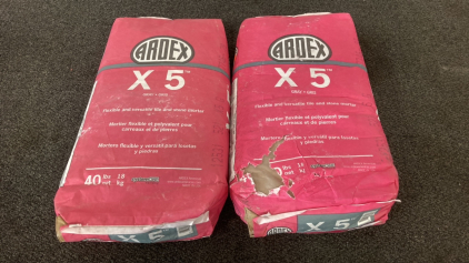 (2) Bags Ardex Tile And Stone Mortar