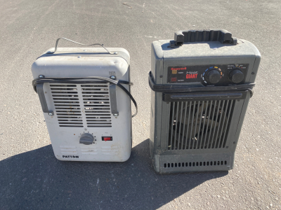 2 portable heaters