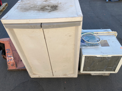 Air Conditioning Unit And Sterilite Storage Cabinet