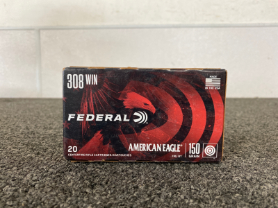Box of Federal 308 Win 150 Gr.