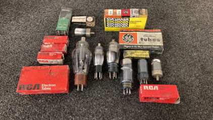 Vintage Electron Tubes For TV And Radios