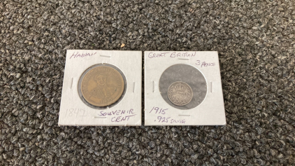 (2) Antique/Collector Coins