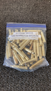 (36) 7MM Remington Magnum Brass Casings