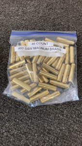 (46) 460 S&W Magnum Brass Casings