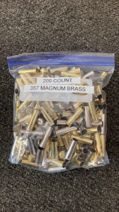 (200) .357 Magnum Brass Casings