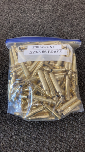 (200) .223/5.56 Brass Casings
