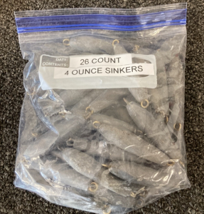 (26) 4OZ Sinkers