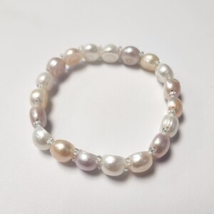 Fresh Water Pearl Flexible Bracelet