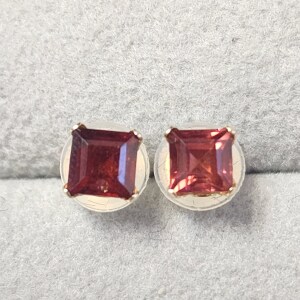 $300 14K Garnet Earrings