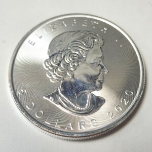 1 Oz Canadian Maple Leaf Fine Silver 2020 Coin