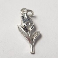 $60 Silver Rose Pendant
