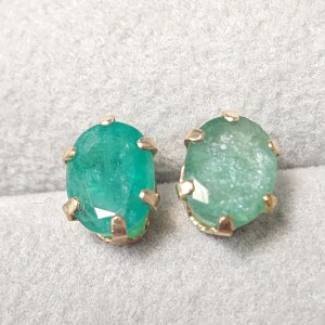 $400 10K Emerald(1.8ct) Earrings