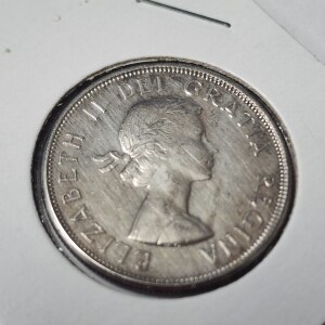 Silver Canadian 25Cent 1963 Coin