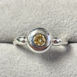 $160 Silver Citrine Ring