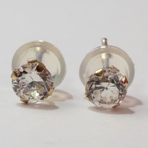 $320 14K CZ Earrings