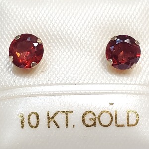 $200 10K Garnet Earrings