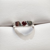 $100 Silver Garnet Ring