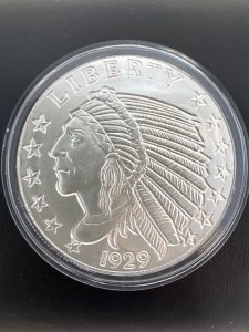 1 Troy oz Silver Eagle/Indian Head Silver Round