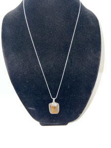 Golden Tiger Eye Jasper Gemstone Necklace