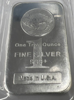 One troy oz. Fine Silver Bar
