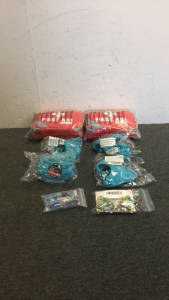 (2) Protect Life Portable First aid Kits (4) Azuza Comfort Dog Harnesses Extra Small (2) Dog Collars