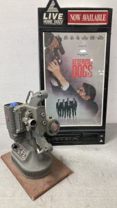 DeJUR Projector and Live Home Video Movie Poster Sign