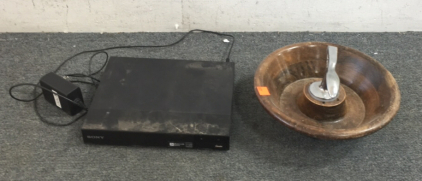 Sony DVD Player, Nut Cracker Bowl