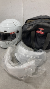 Simpson Helmet With Case and Extra Visors