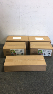 (2) Navaris Ceramic Pet Dish Sets (2) Bluesnail Foldable kids Travel Potties (1) Allizwell Farmhouse Shelf
