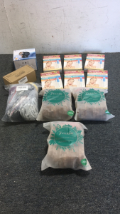 (6) Auto Skin Tag Removal Kits (3) Fezzia Wood Slices Decorations Kits (1) Zongs Massage Balls (197) 3&rdquo; sanding Discs (1) Resun Automatic Fish Feeder