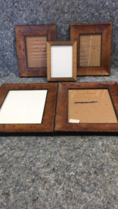 (5) Matching Picture Frames