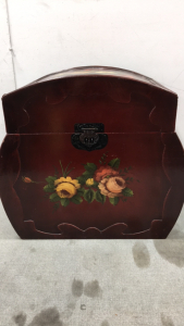 Painted Wood Decor Chest